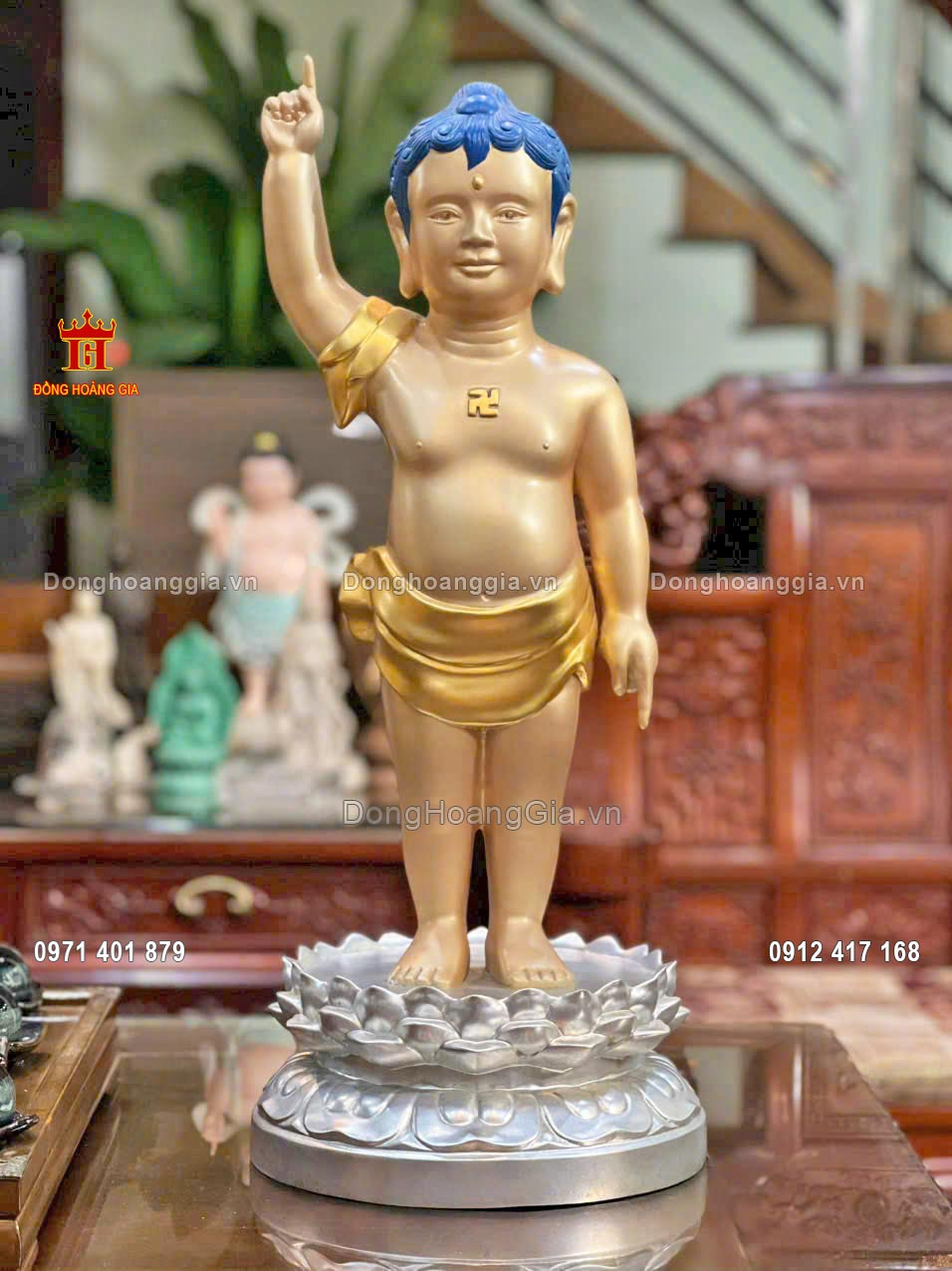 Đồng Hoàng Gia là địa chỉ chế tác tượng Phật Đản sanh bằng đồng uy tín